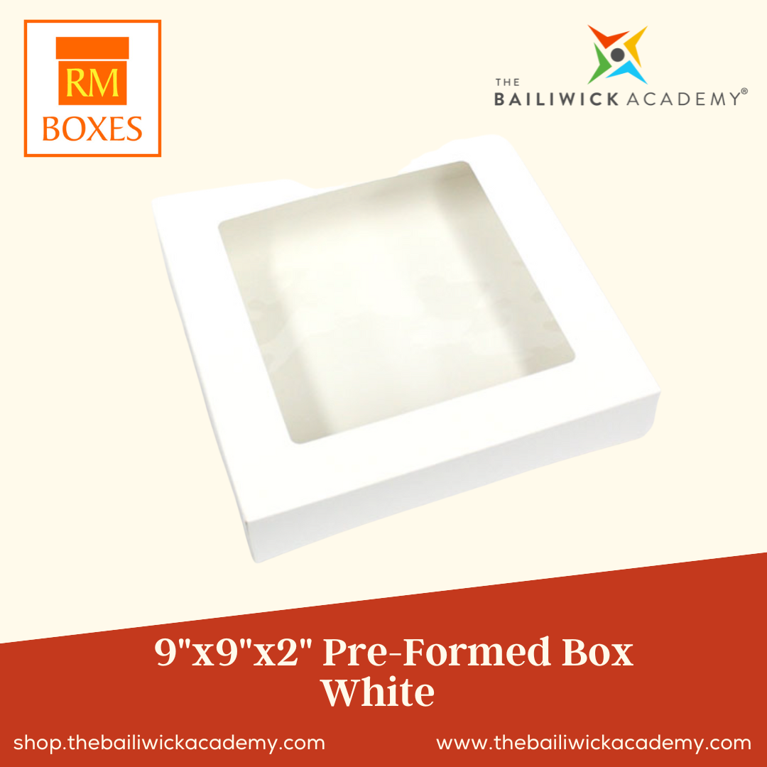 9"x9"x2" Pre Formed Box