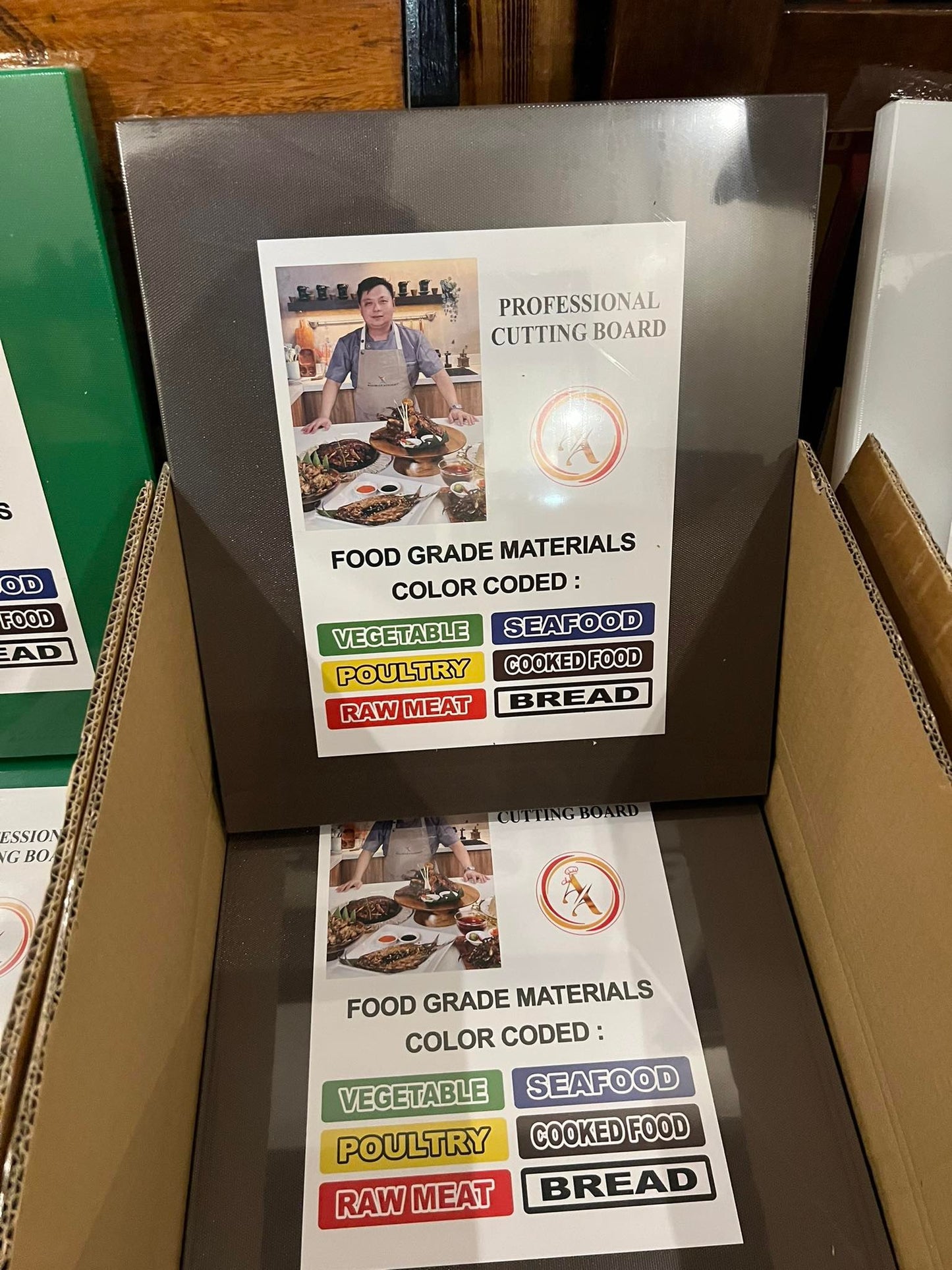 Professional Color-Coded Chopping Board Set