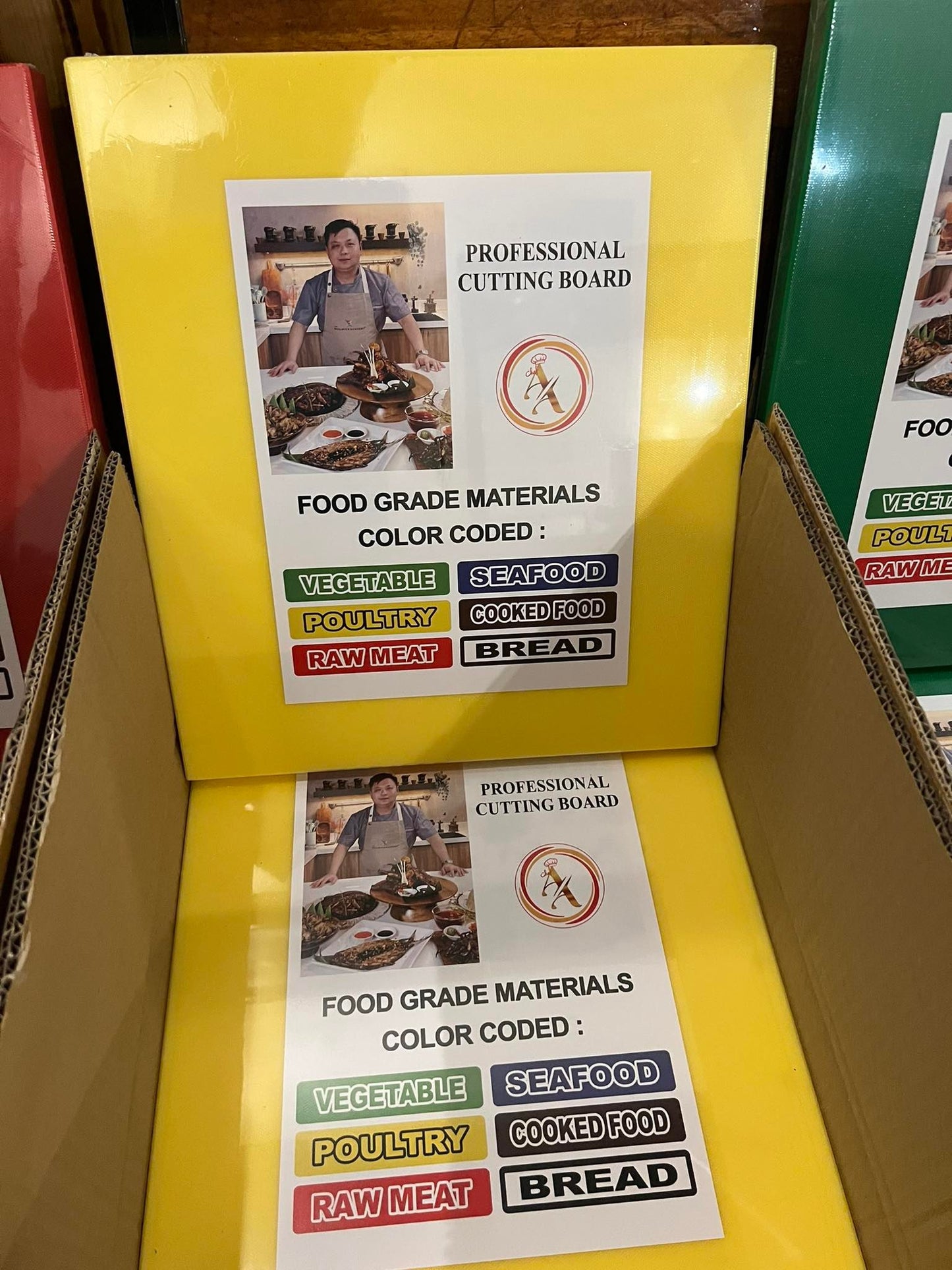 Professional Color-Coded Chopping Board Set