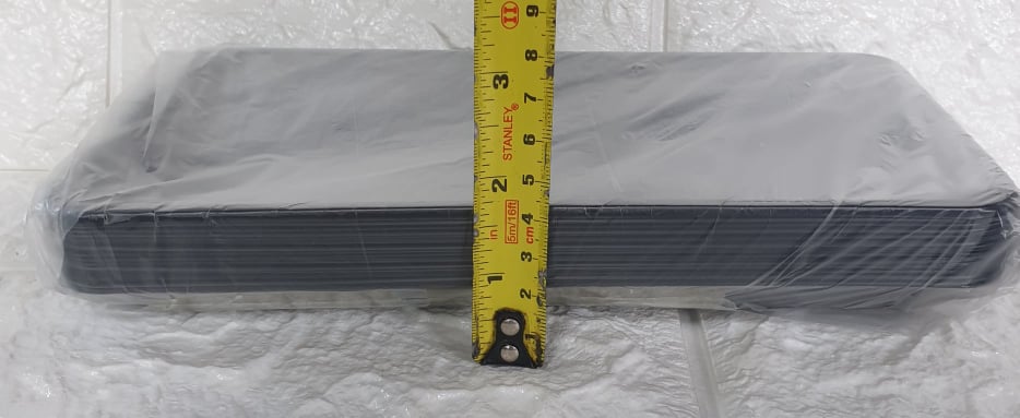 Black Half Cake Roll Tray