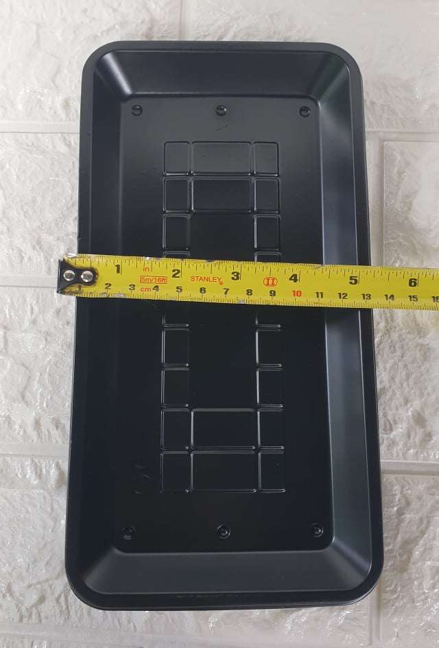 Black Half Cake Roll Tray