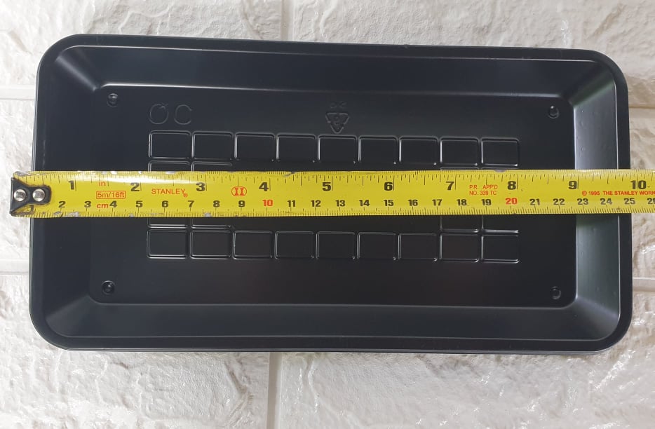Black Half Cake Roll Tray
