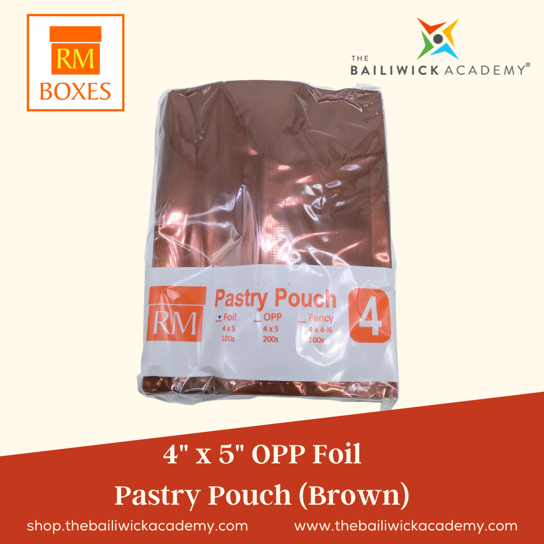 4" x 5" Pastry Foil Pouch 100s