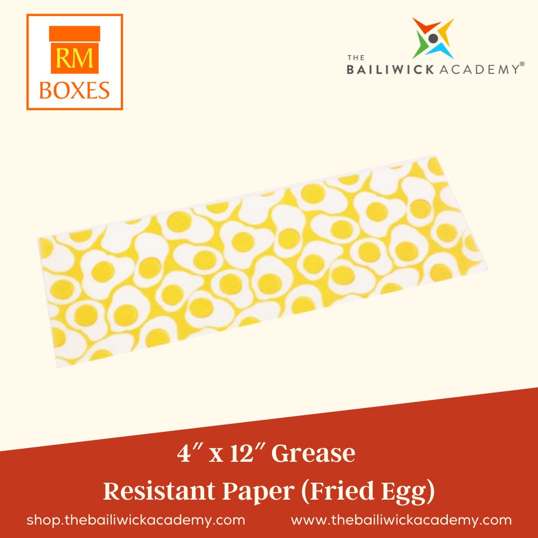 4″ x12″ Grease Resistant Paper liner