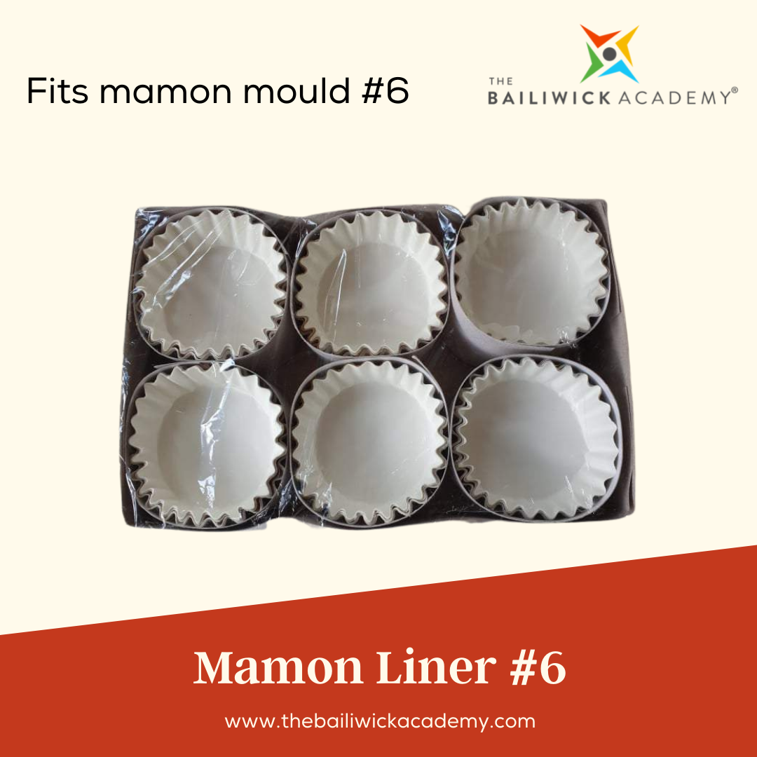 Mamon Liner White #6 (approx 1200 pcs)
