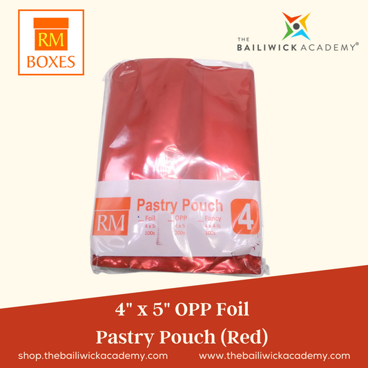 4" x 5" Pastry Foil Pouch 100s