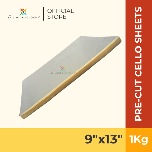 20microns Pre-cut Cello Sheet #20 9"x13"