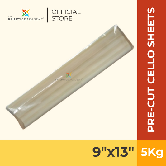 20microns Pre-cut Cello Sheet #20 9"x13"