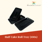 Black Half Cake Roll Tray