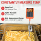 THERMOPRO TP510 8.1″ WATERPROOF DIGITAL CANDY THERMOMETER WITH POT CLIP