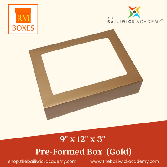 9"x12"x 3" Pre-Formed Box (20's)