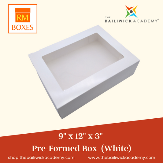9"x12"x 3" Pre-Formed Box (20's)