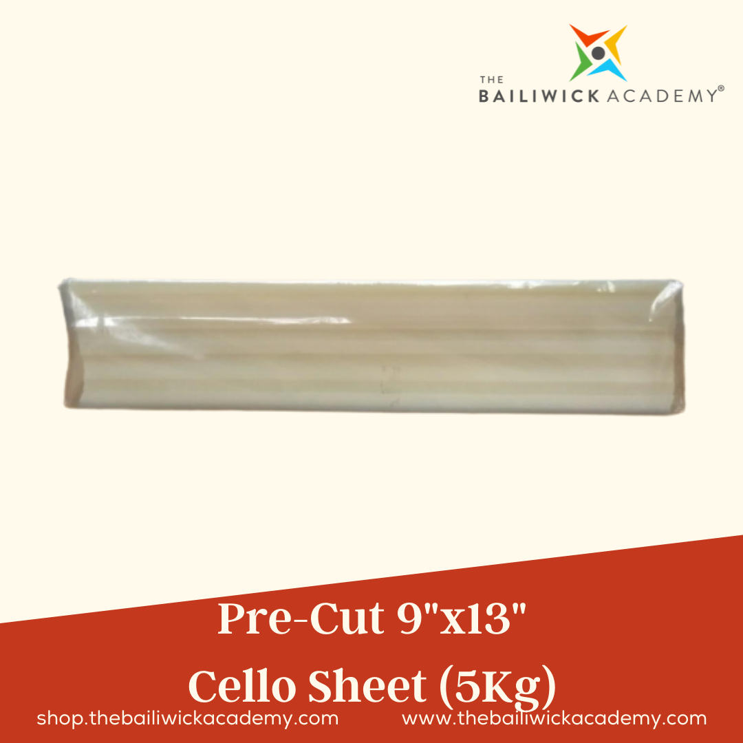 20microns Pre-cut Cello Sheet #20 9"x13"