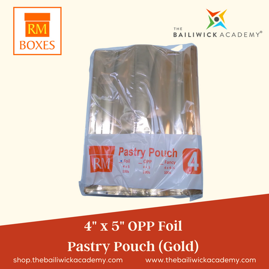 4" x 5" Pastry Foil Pouch 100s
