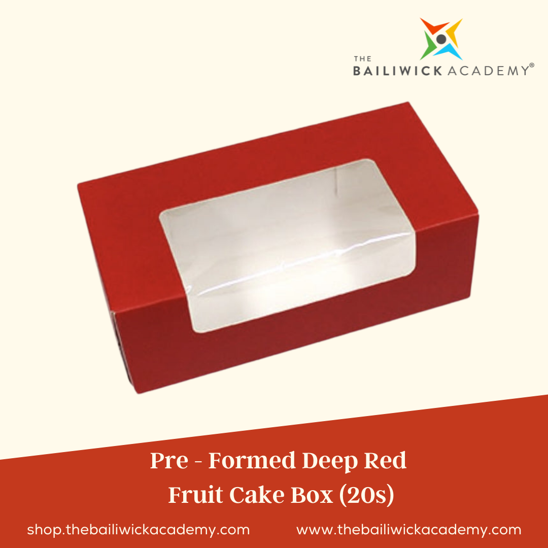 6 1/2"x3 1/4"x2 1/4" Pre-Formed Fruit Cake Box (20s)