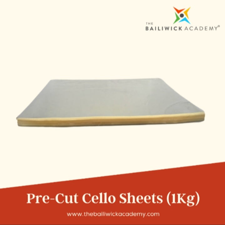 20microns Pre-cut Cello Sheet #20 9"x13"