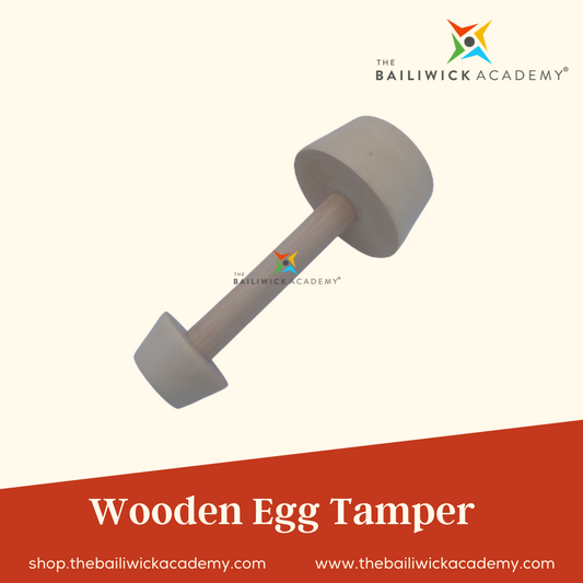 Wooden Egg Tart Tamper