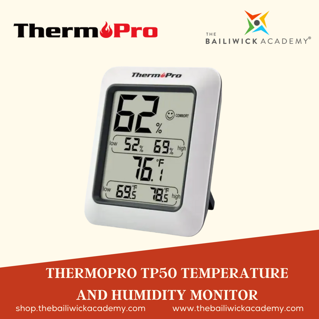 THERMOPRO TP50 TEMPERATURE AND HUMIDITY MONITOR